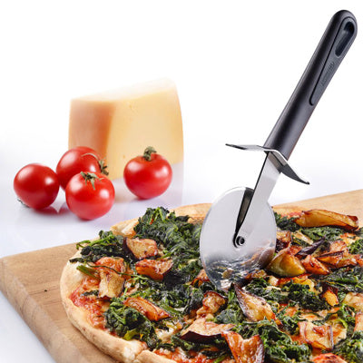 Pizzaskærer m/ Fingerbeskytter (Rustfrit Stål)