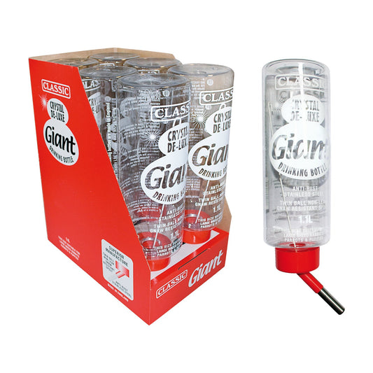 Drikkeflaske 1100 ml med drikkenippel i displayæske