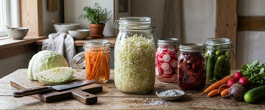Fermentering for begyndere – lav sauerkraut og syltede grøntsager fra haven