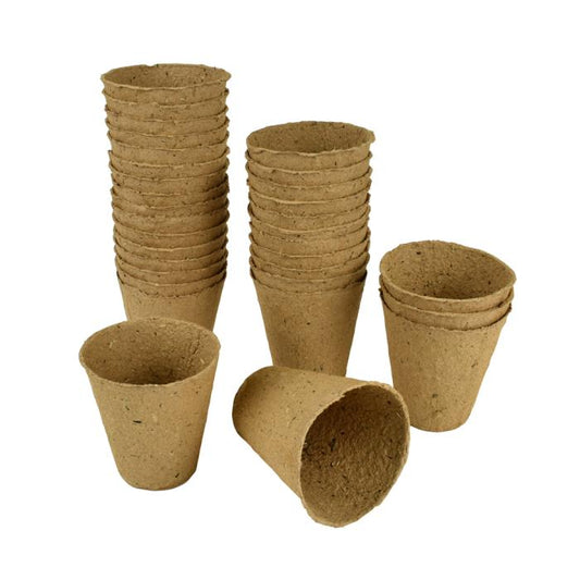 Såpotter 6 cm – Fiberpotter 96 stk
