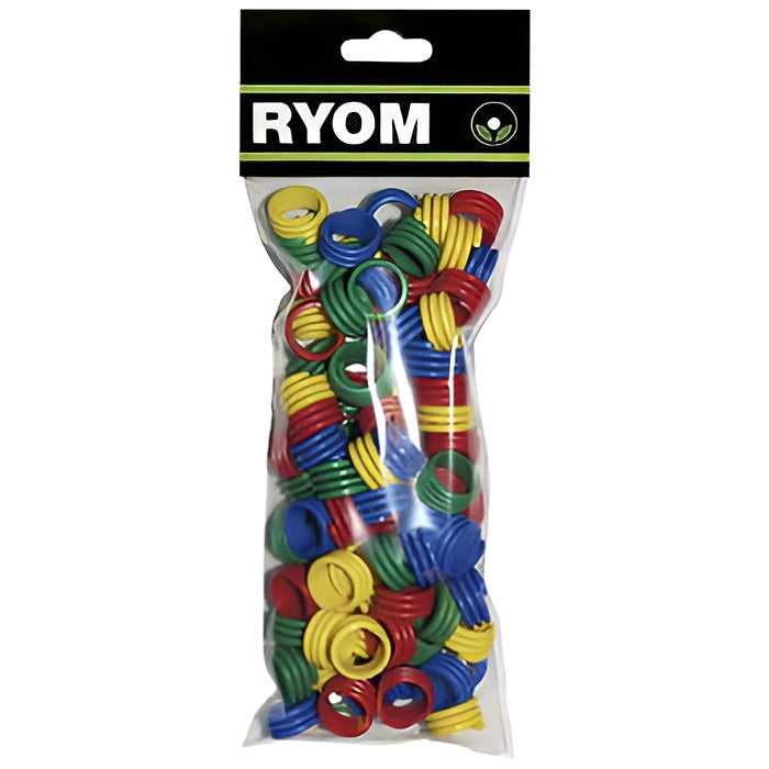 Hønseringe plast 15 mm – 100 stk