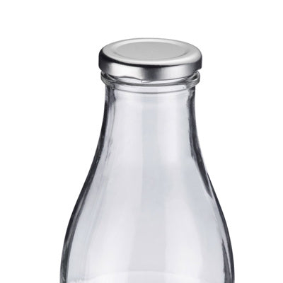Glas Saftflasker m/ Låg – 6 stk