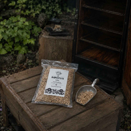Røgflis m/ naturlig røgsmag - 1 KG