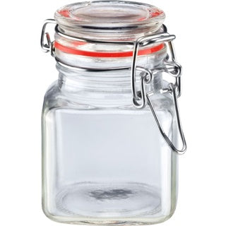 Patentglas 100 ml m/ Låseclips og Tætningsring