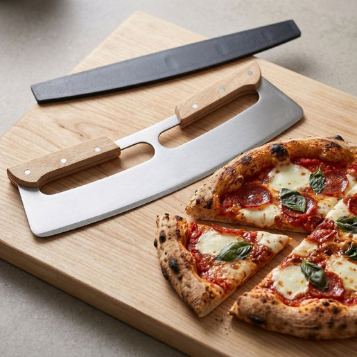 Pizzadeler m/ Træhåndtag