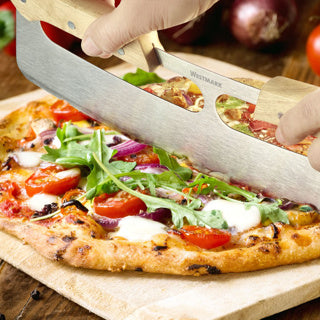 Pizzadeler m/ Træhåndtag