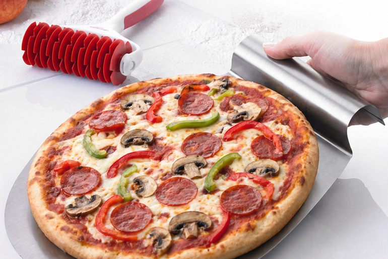 Pizzaspade i Rustfrit Stål