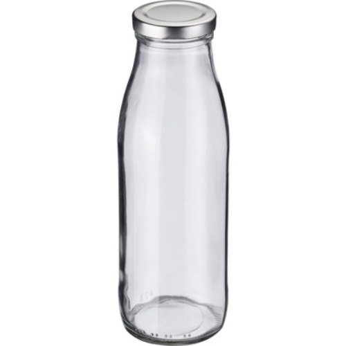 Glas Saftflasker m/ Låg – 6 stk