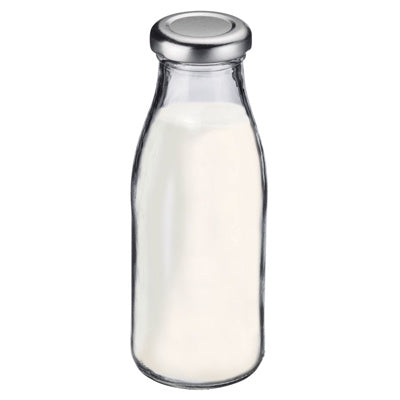 Glas Saftflasker m/ Låg – 6 stk