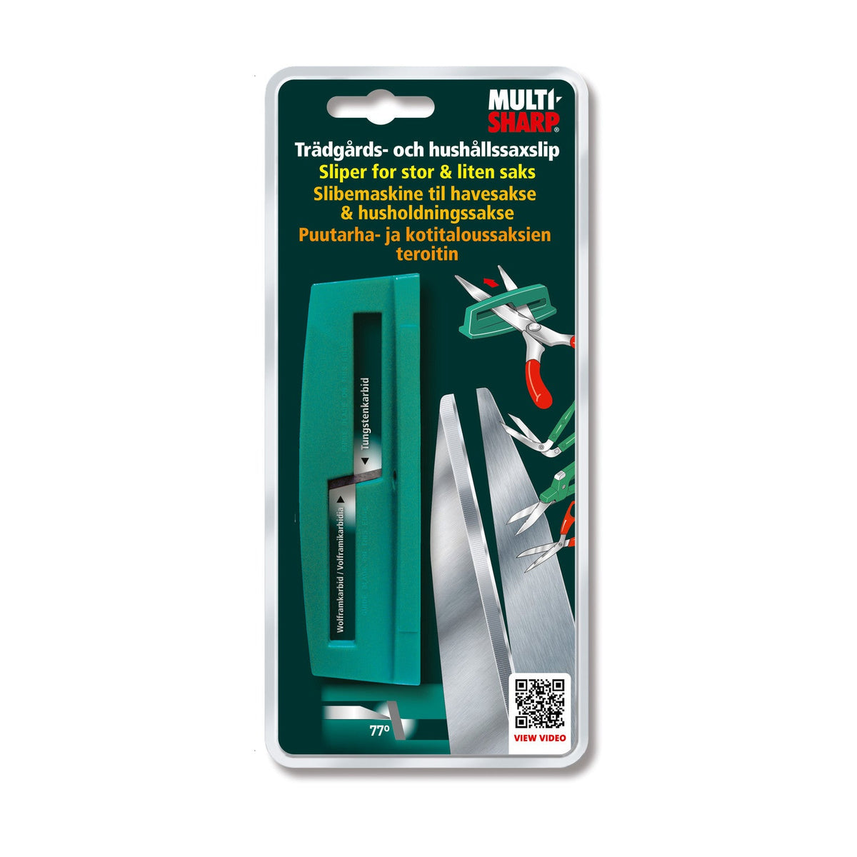 Multi-Sharp saksesliber i blisteremballage
