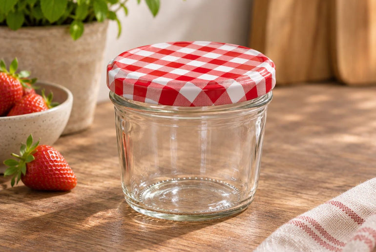 Sylteglas 230 ml m/ Skruelåg – 6 stk.